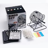 Game Set 6 Inch Bingo Machine Manual Operated Hand Crank Lucky Draw Game 75 Balls Portable Game Prop Party Gathering juoda