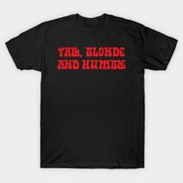Asian Size Men Black Print T-shirt Tall Blonde And Humble No-Cut Print Cotton Tshirt 3XL juoda