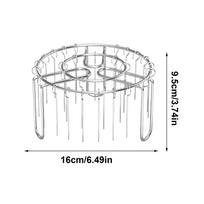 Air Fryer Grill Rack Stainless Steel Hanging Grill Skewers Non-Stick Outdoor Barbecue Kebabs Rack For Vegetable Fish Meat Shrimp