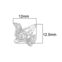 Vario Viengubas Kabantis Trijų Matmenų Popierinio Kranelio Pakabukas Pasidaryk Pats Papuošalų Gamybai 17x12x6mm auksas
