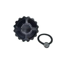 RSD motociklo kuro dujų bako dangtelio alyvos dangtelis, skirtas Harley CNC 883XL 1200 Sportster Dyna Softail juoda