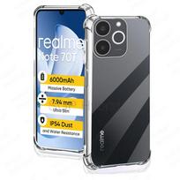 For Realme Note 70T Case Clear Silicone Back Cover RealmeNote70T Realmi Note70T 4G Global Shockproof Funda Soft Shell TPU Coque For Realme Note 70T skaidri