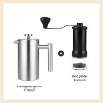 Qiwei 750ml Double-Walled Stainless Steel French Press