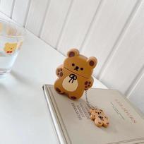 Ins wind creative bear applies to Apple AirPods Pro3 generation protective case 1/2 generation silicone bluetooth headset case universal for airpods 1/2 generation
