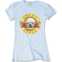 Guns N' Roses Ladies Slim Fit T-Shirt: Classic Bullet Logo OFFICIAL NEW XXL