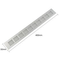 Aluminium Alloy Rectangular Air Vent Grille 50mm for Cabinet Wardrobe Ventilation Cover Resistant and Waterproof