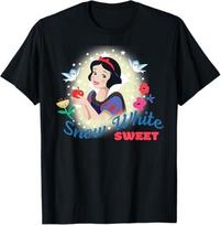 Snow White The Seven Dwarfs Sweet Black TShirt S