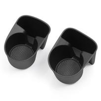 2Pcs for Hyundai Palisade 2026 2rd Row Door Side Water Cup Holder Insert Drinks Storage Box Car Interior Accessories Black