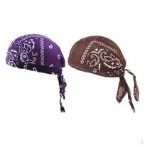 2x Skull Cap Plaukų slinkimas Šalikas Musulmonų Bandana Turbanas + Kava black