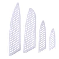 4 vnt. virtuvinio peilio ašmenų apsauginiai dangteliai, tinka 3 5 7 8 colių ašmenims 4pcs white