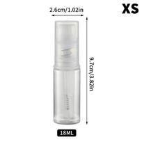 18/60/80/120Ml Powder Atomizer Bottle Barber Talcum Emulsion Spray Travel Container Lotion Dispenser Bottle Salon Accessories XS white
