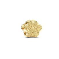 Sparkling Golden Pet Cat Shape Lucky Horseshoe Paw Print Charm Beads Fit Original Design Bracelets Necklace Do-It-Yourself Women Jewelry Gifts