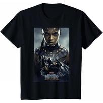 2026 Shuri Juodoji Pantera Marvel Marškinėliai Unisex Trumpomis Rankovėmis Lengvi Medvilniniai Įprasto Kirpimo Apvalia Kaklo Dalimi Kasdienis Viršutinis Drabužis Suaugusiems Gerbėjams S