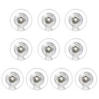 10Pcs Silicone Earring Backs Hypoallergenic Soft Clear Earring Backs Replacements Nickel Lead Free Double Safety Locking Earring Backs for
