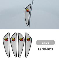 HINLY1 4PCS Car Door Anti-collision Protect Bar Stickers For Abarth Stilo Ducato Palio Bravo Linea Doblo 500 Grande Tipo Accessories