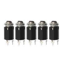 5-10Pcs Acoustic Electric Guitar EQ Stereo Female Output Socket Plug 6.35mm Jack Stereo Output Socket Guitar Accessories