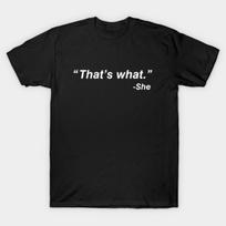 Asian Size Men Black Print T-shirt That'S What She Said No-Cut Print Cotton Tshirt 3XL juoda