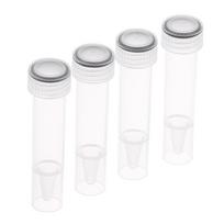 10 vnt. 7 ml centrifugos mėgintuvėlių su sriegiu užsukamu dangteliu, plokščiu dugnu, plastikiniai centrifugavimo mėgintuvėliai su skale, laboratorinis buteliukas, mėginių talpykla