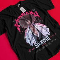 Kyoraku Shunsui Shirt Bleach Anime Tshirt Aizen T-Shirt Ichigo Bankai Yhwach Tee BB284 2XL