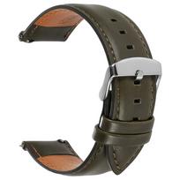 18mm 20mm 22mm Genuine Leather Watchband Quick Release Watch Strap Band Bracelets Belt Black Brown Pin Buckle Buckle Replacement 20mm