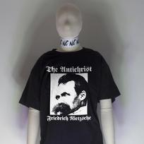 ANTAKRISTIS Friedrich Nietzsche Marškinėliai | Nihilizmas Punk Crass Ateizmas Metalas L