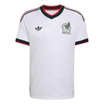 Adidas Mexico 26 Away Authentic Jersey White Men Tops JY5539 S