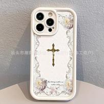 Vintage Cross for iPhone Apple 17promax/16/15/14/13/12/11 Takahu Phone Case iPhone 7/8