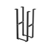 Steel Universal PC Case Holder Sturdy Rustproof Computer Mainframe Hanger Radiative Adjustable CPU Stand Wall Side Mount 510mm juoda