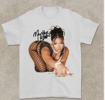 Megan Thee Stallion White T-Shirt Cotton Full Size Unisex S-5XL S