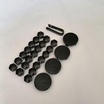 EBVE3 56/57MM 25PCS 29PCS For Tesla (new Model Y Juniper) /Model3 /ModelY GR Sport Emblem Wheel Center Hub Cap Car Rims Cover Hubcaps