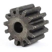Gray 10mm x 37mm x 25mm Module 2.5 13 Teeth Metal Straight Spur Gear Wheel