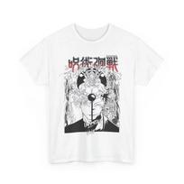 Jujutsu Kaisen Anime Gift Tee Shirt Yuji Megumi Nobara TShirt White S