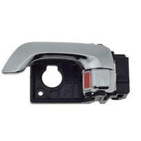 Chrome / Black Inner ide Interior Door Handle 1/2PCS for Kia Optima Magentis 2006 2007 2008 2009 2010 826102G000,826202G000 Chrome Left