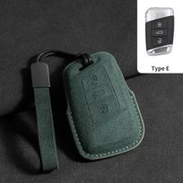 Suede audinio Automobilio atlenkiamo rakto dėklas Tinka Vw Volkswagen Polo Tiguan Passat B5 B6 B7 Golf 4 5 6 Mk6 Jetta Lavida Skoda Octavia Seat Leon