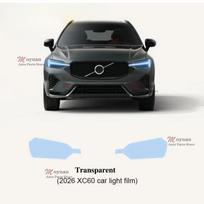 Skirta Volvo XC60 2026 Automobilio priekinių žibintų apsauginė plėvelė Priekinių žibintų permatoma juoda TPU išorinė lipdukas Automobilio priedai skaidri