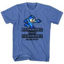 Mega Man 80 Video Game Running Gunning Since 1987 Men T Shirt Gamer Merch XXXL