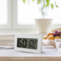 Portable digital temperature and humidity sensor with accurate readings and large LCD display designed for indoor monitoring China Mainland