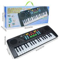 Daugiafunkcinis elektroninis vargonas su USB mikrofonu, imituojantis ankstyvojo ugdymo švietimo muzikos pianinas, vaikiški žaislai