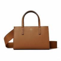 Tory Burch Blake Logo Solid Mini Tote Bag Women tote bag Brown 176875-908 Basic Set (Bag+Dust Bag)