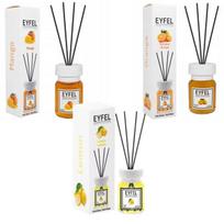 Komplektis 3 puuviljalist kodulõhna EYFEL, 3 x 120 ml: mango + apelsin + sidrun