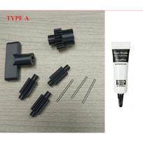 2 Sets Gear Kit with Thermal Paste For Tchibo For Beko For Grundig For SMEG For Severin Coffee Machines 2 Sets