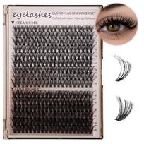 10D-100D 3D False Eyelash Kit Diy Segmented Lashes Single Cluster For Eyelash Extensions Resuable Natural Lashes C