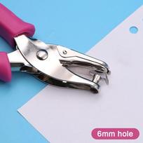 Kawaii Vienos rankos apvalios formos skylamušis Talpa 3-6mm Scrapbooking popierius „Pasidaryk pats“ amatai Formos pjoviklis Perforatorius