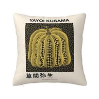 Dots Red Yayoi Kusama Cushion Cover Velvet Abstract Painting Throw Pillow Case for Sofa Square Pillowcase Living Room Decoration 30x30cm 12x12in