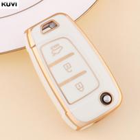 Tpu Auto Folding Key Fob Cover Case Bag Housing Protector Fit For Hyundai Tucson Kona Azera Solaris 2 Elantra I30 I35 I40 Auto Accessories
