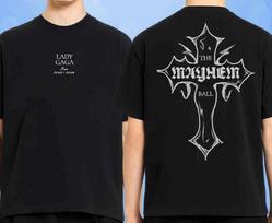 Lady Gaga The Mayhem Ball Tour 2026-2026 Merchandise Two Sided T-Shirt XXXXL