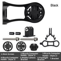 Mountain Bicycle Front Bike Handlebar Extender Flashlight Holder Aluminum Alloy Mount Bracket juoda