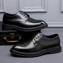 Madingi biuro vyriški oficialūs batai su raišteliais Vyriški verslo formalūs batai Odiniai prabangūs juodi Madingi jaunikio vestuvių vyriški Oxfords batai 38 juoda