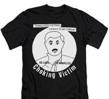 Choking victim T-Shirt Band Merch, Music Band Indie Rock Punk  Gothic Unisex tee M