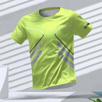 New Hot-Selling Outdoor Running Sports Breathable Quick-Drying Fitness Clothes Casual Wear 3D Printing Round Neck Adult T-Shirt S